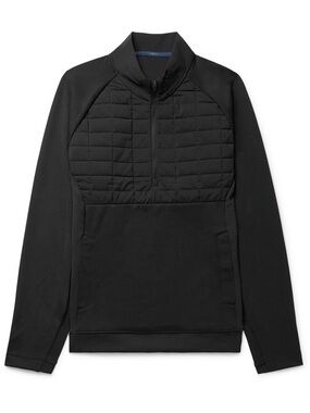SOLD Adidas Golf Prime Green Frost Guard Half Zip Pullover Jacket Size Med Black